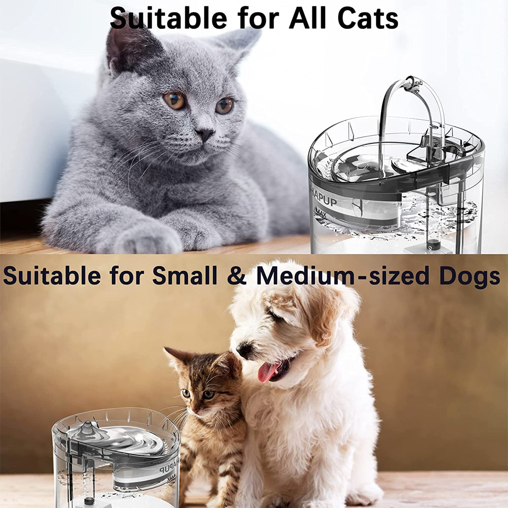 USB Interface Automatic Induction Pet Drinking Water Fountain