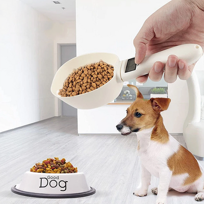 Pet Food Measuring Scoop Digital Spoon Scale with LED Display