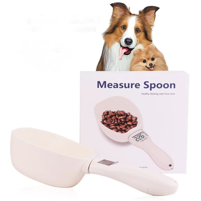 Pet Food Measuring Scoop Digital Spoon Scale with LED Display