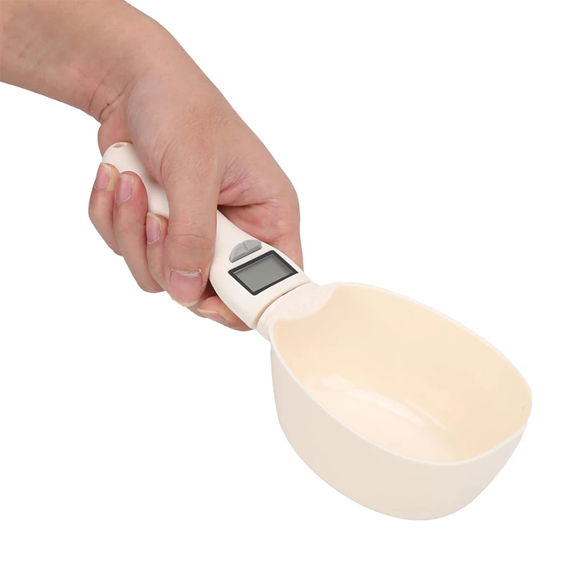 Pet Food Measuring Scoop Digital Spoon Scale with LED Display