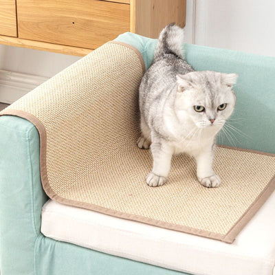 Bamboo Cat Scratcher Sofa Mats Board Cat Scratch for Sharpen Nails Scraper