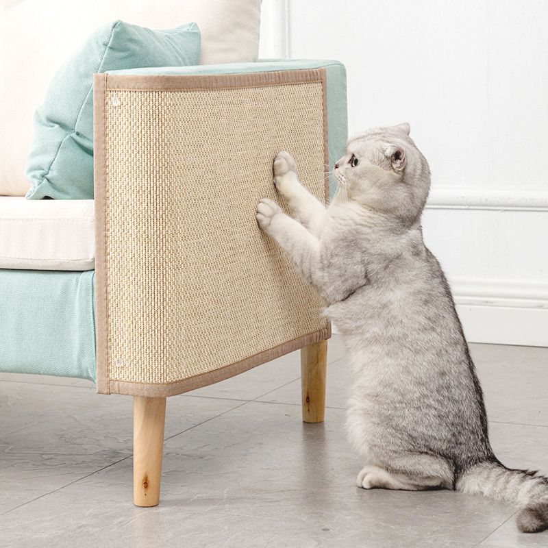 Bamboo Cat Scratcher Sofa Mats Board Cat Scratch for Sharpen Nails Scraper