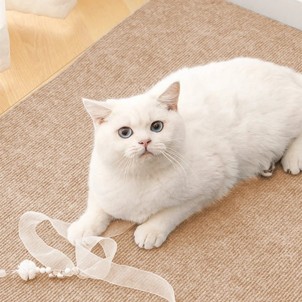 Self-Adhesive Trimmable Cat Scratching Mat Furniture Protector