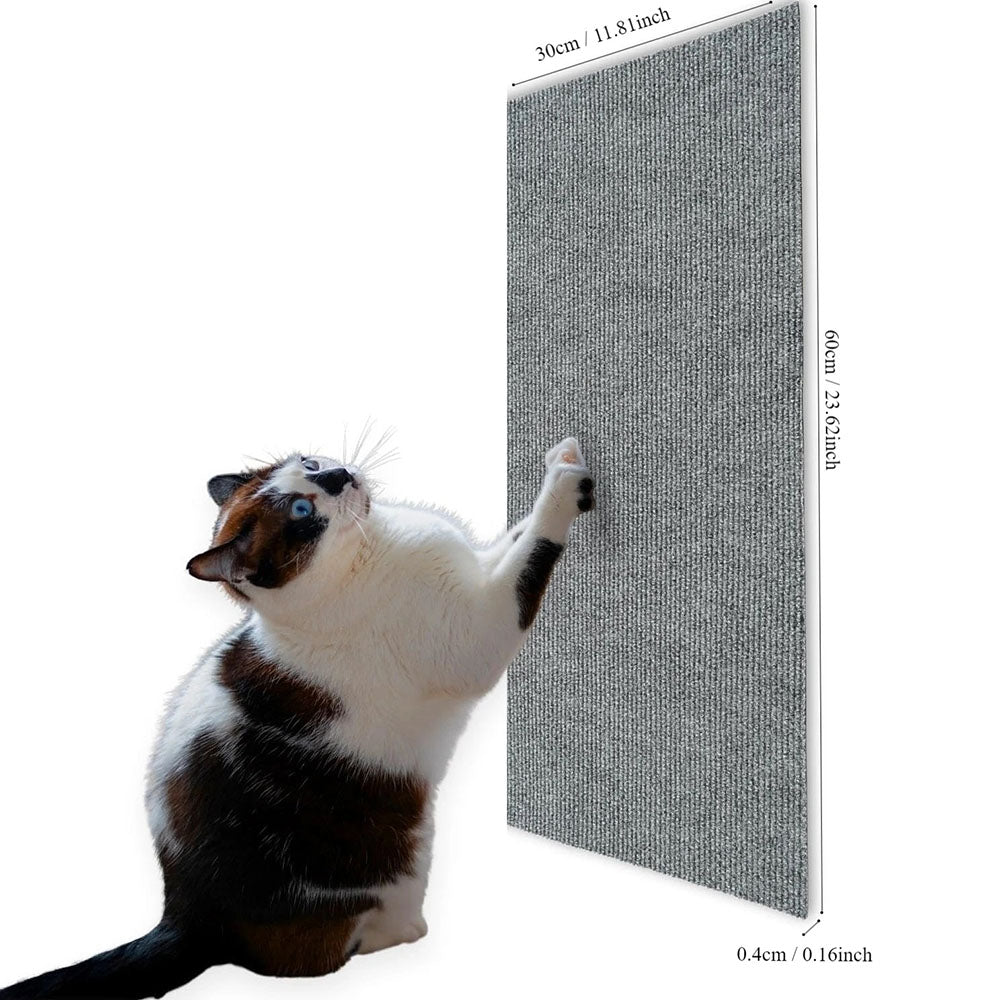 Self-Adhesive Trimmable Cat Scratching Mat Furniture Protector