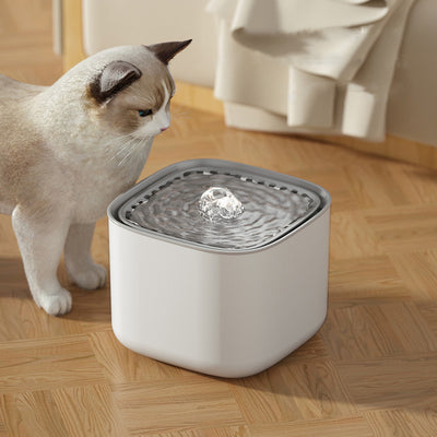 USB Electric Mute 3L Auto Recirculating Cat Water Fountain with Auto Recirculation