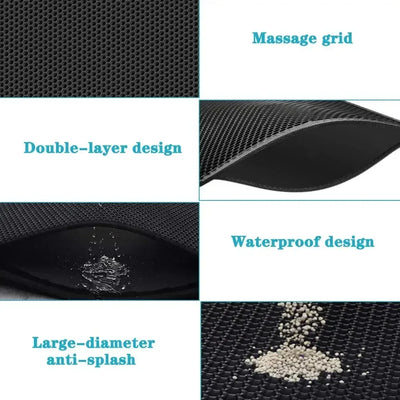 Cat Litter Mat Waterproof Double Layer