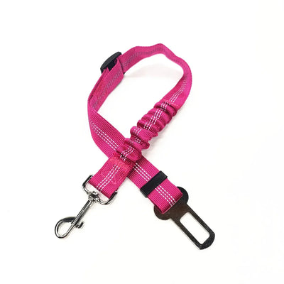 Adjustable Dog Harness with Car Seat Belt Attachment