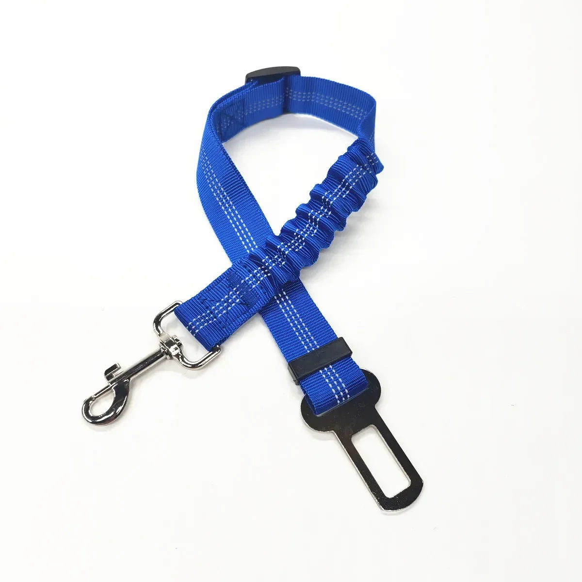 Adjustable Dog Harness with Car Seat Belt Attachment