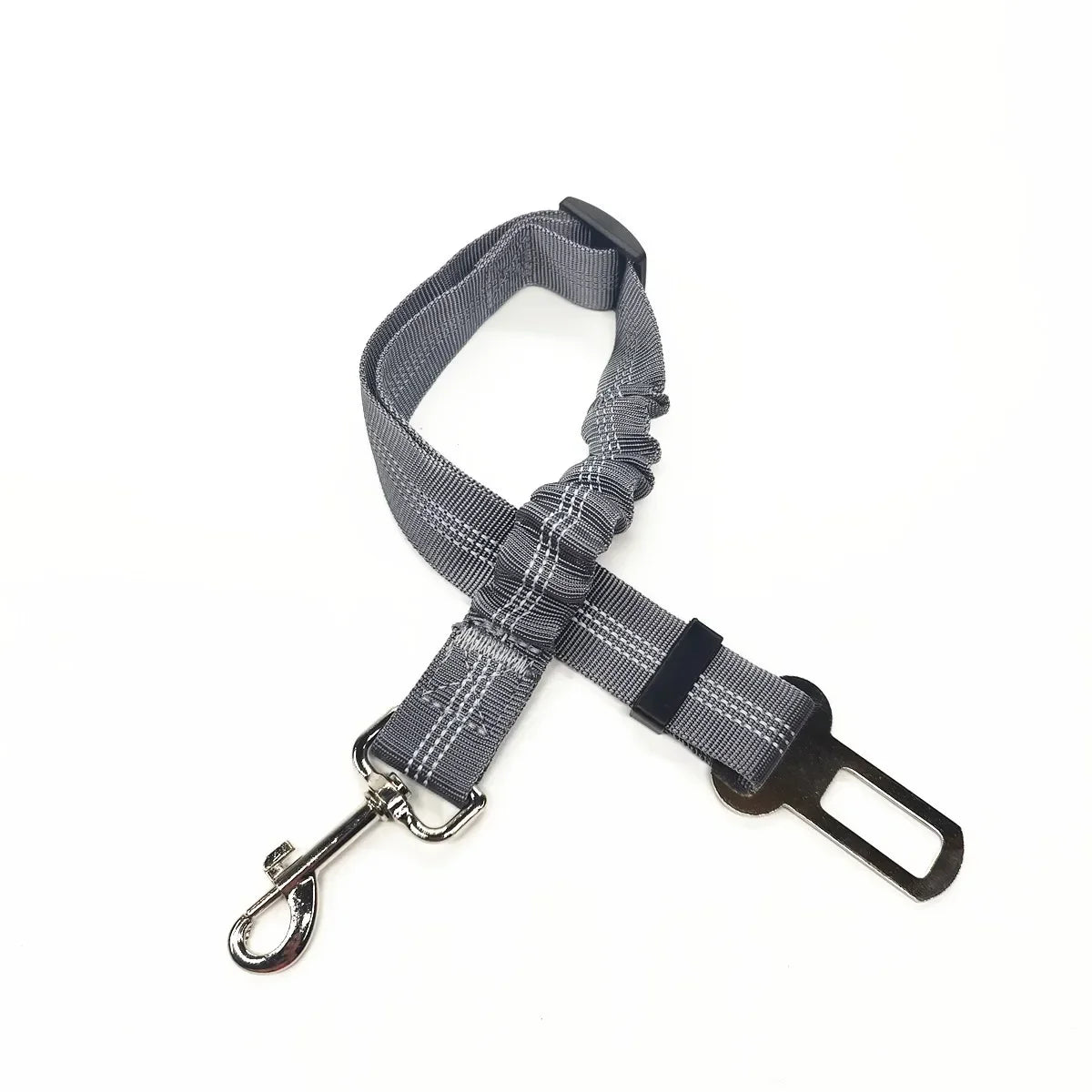 Adjustable Dog Harness with Car Seat Belt Attachment