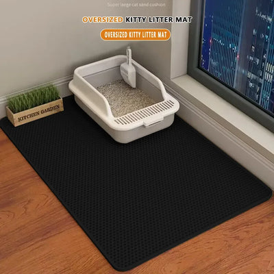 Cat Litter Mat Waterproof Double Layer